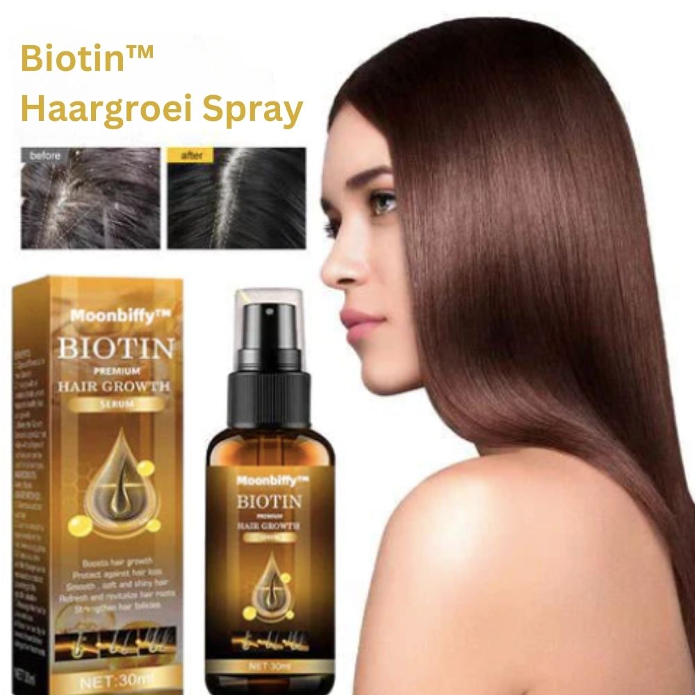 Biotin™️ Haargroei Spray | Krijg voller haar binnen 14 dagen!