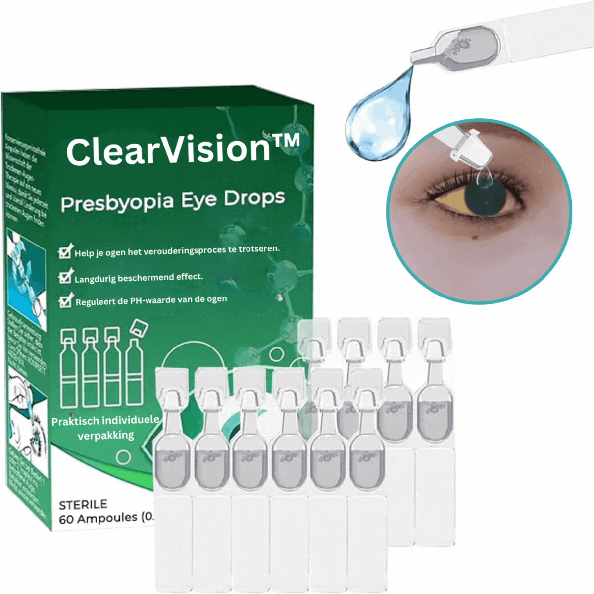 ClearVision™ Oogdruppels | Zie helder in 7 dagen!
