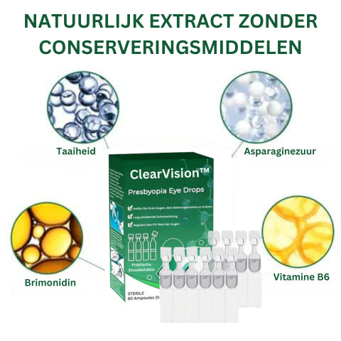 ClearVision™ Oogdruppels | Zie helder in 7 dagen!