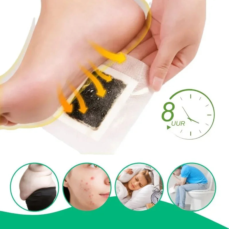 In 7 Dagen Afvallen Met PuriPads™ Voet Patches Voor Gewichtsverlies
