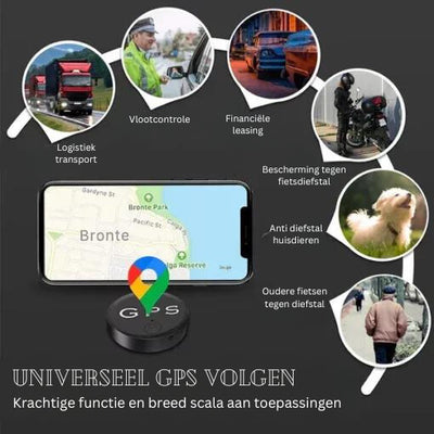 MiniGPS™ Magnetische GPS-tracker | EXACTE locatie zien van je partner, kinderen en huisdier!