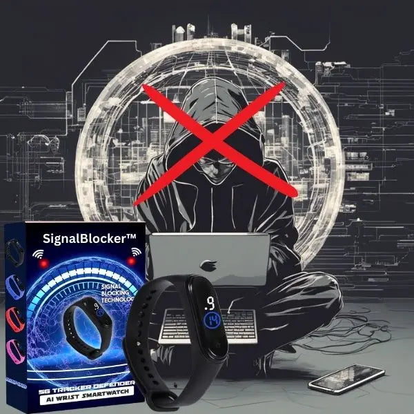 SignalBlocker™ Anti-Tracking Smartwatch | Voorkom alle soorten hacks en stalking!