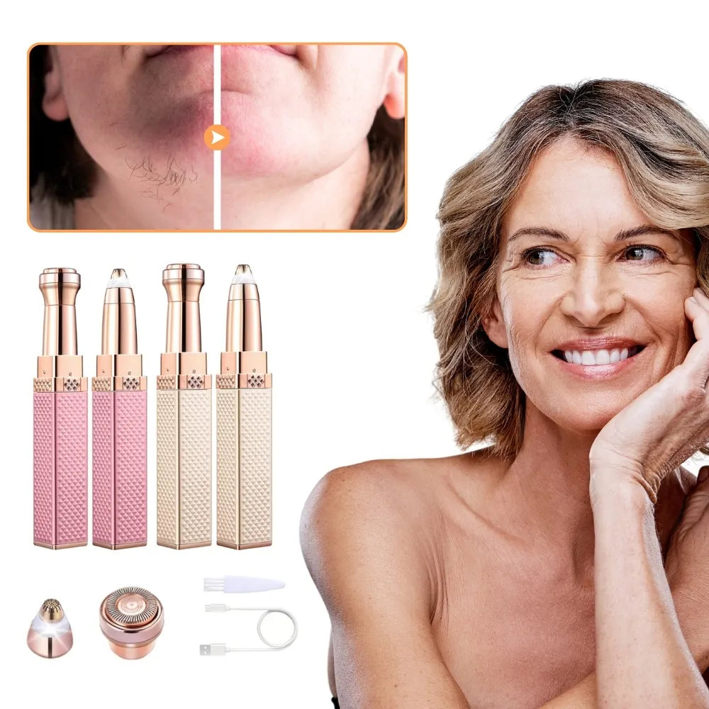 FacialGlow® | Verwijder Onmiddellijk Gezichtshaar en Geniet van een Gladde, Stralende Huid!