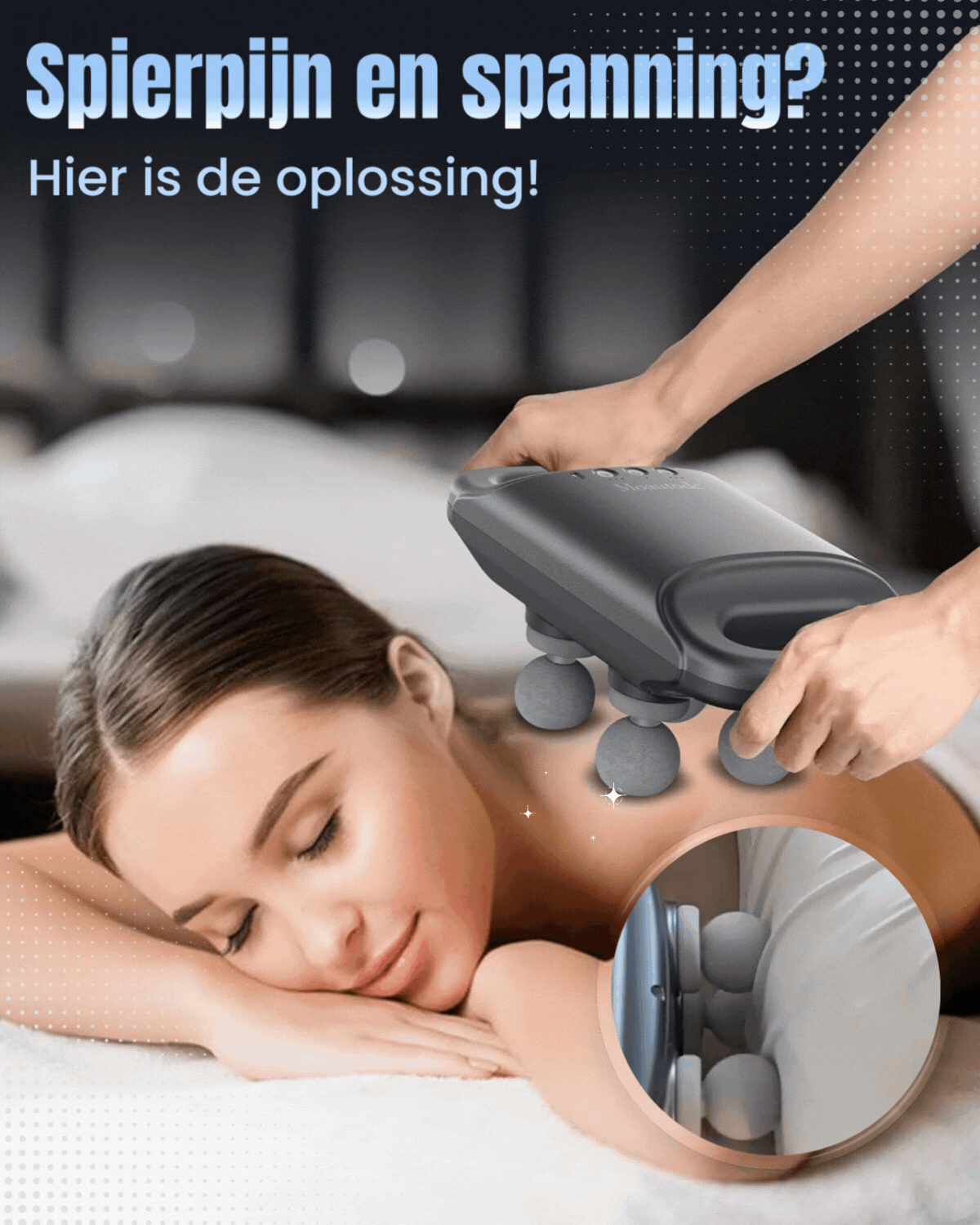 MysticThrob™ Massagepistool | Effectieve oplossing tegen spierpijn en -spanning met uitzonderlijk resultaat!