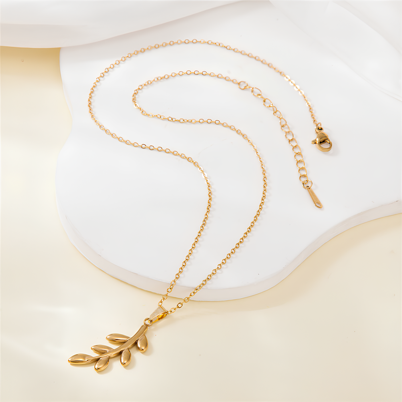 Palestine Olive Branch Necklace