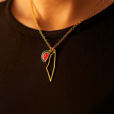 Palestine Charm Necklace