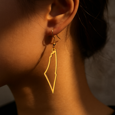 Palestine Outline Earrings