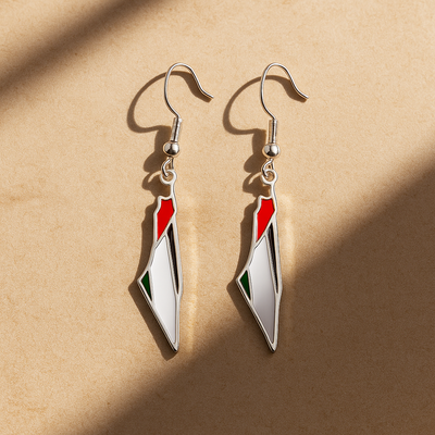 Palestine Map Earrings