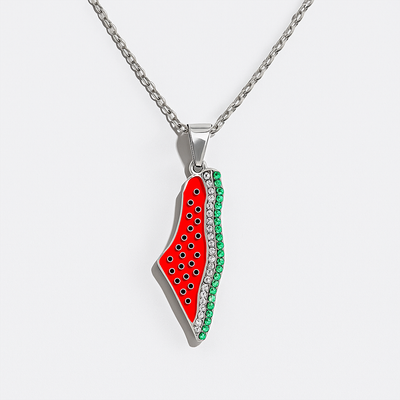 Palestine Watermelon Necklace
