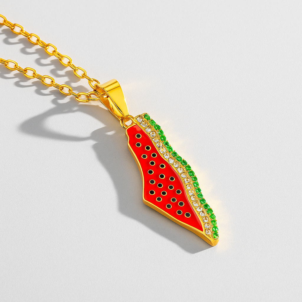 Palestine Watermelon Necklace
