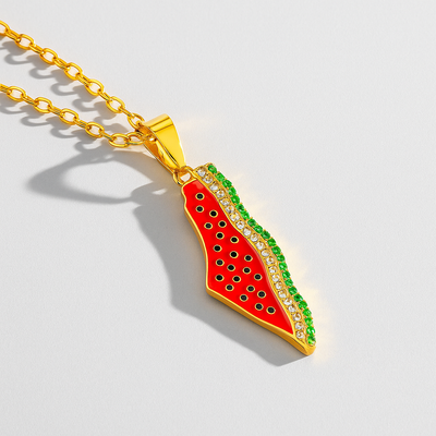 Palestine Watermelon Necklace