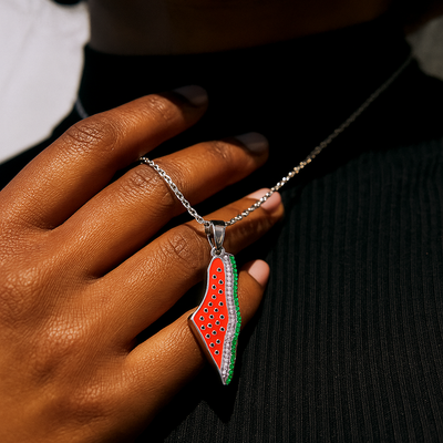 Palestine Watermelon Necklace