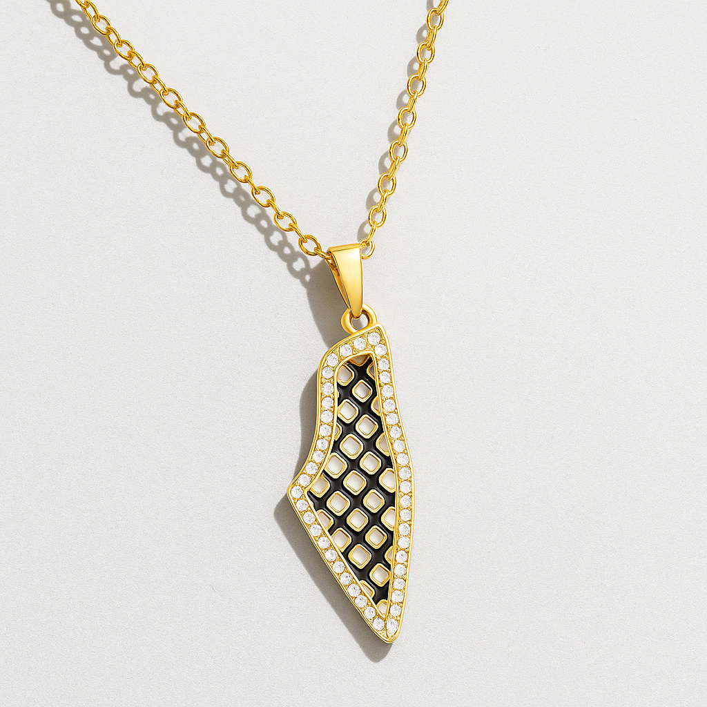 Palestine Keffiyeh Necklace