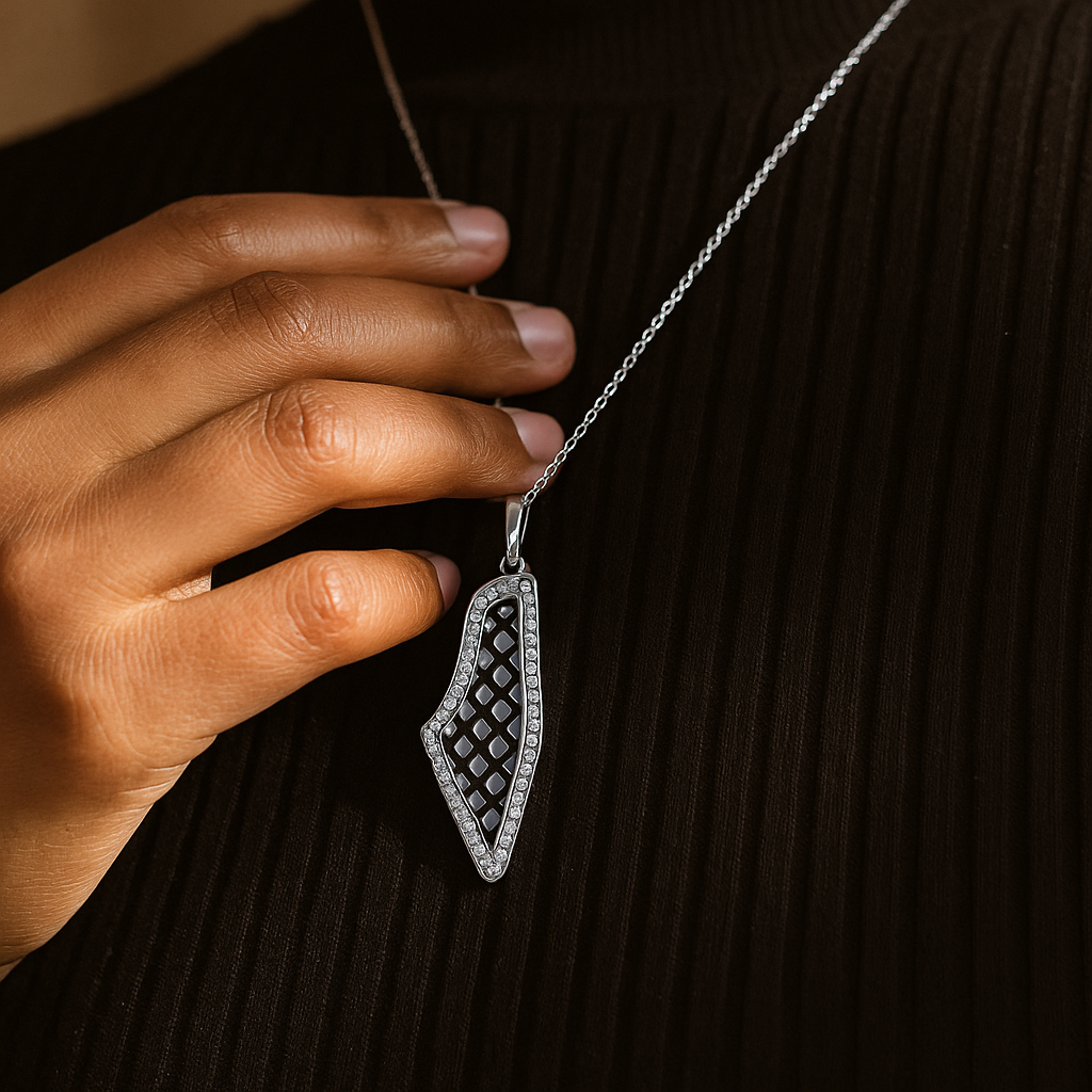 Palestine Keffiyeh Necklace