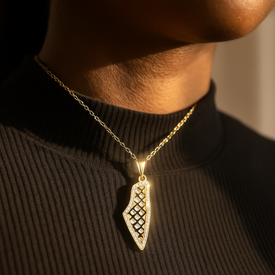 Palestine Keffiyeh Necklace