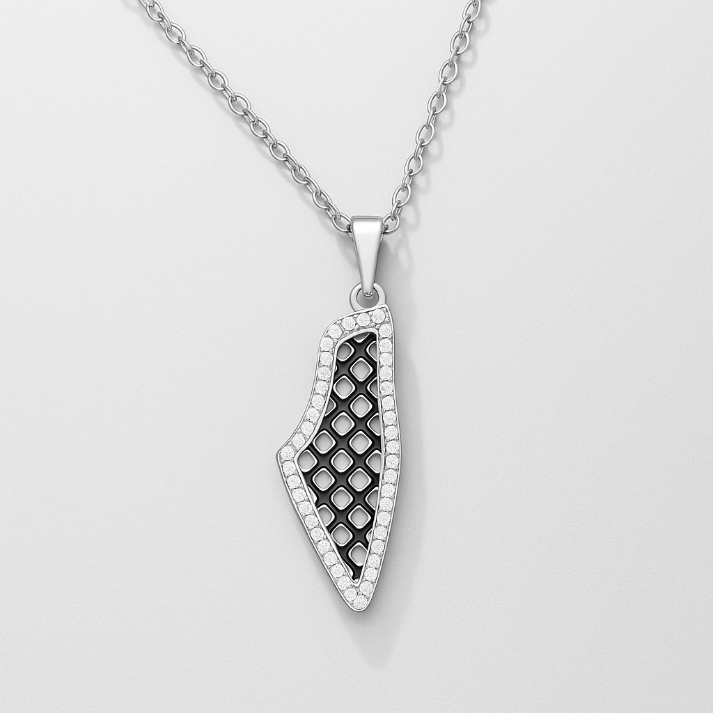 Palestine Keffiyeh Necklace