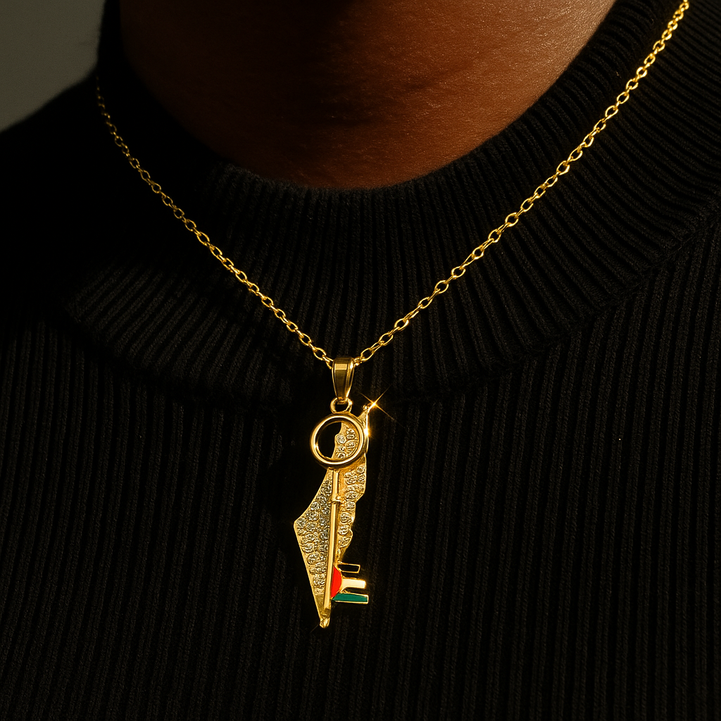 Palestine Key Necklace