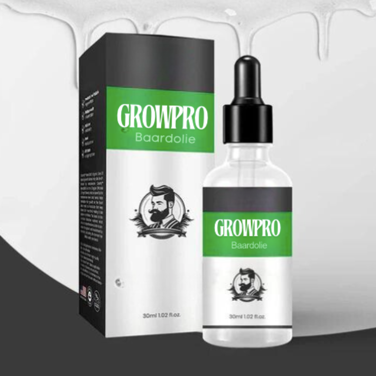 GrowPro™ Baardolie | Binnen 16 dagen een volle, mooie baard!