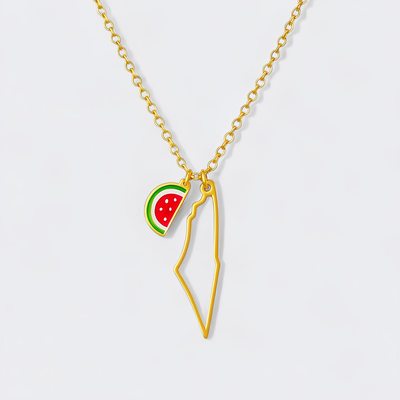 Palestine Charm Necklace