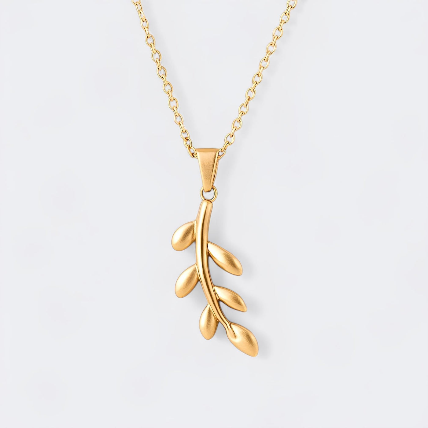Palestine Olive Branch Necklace