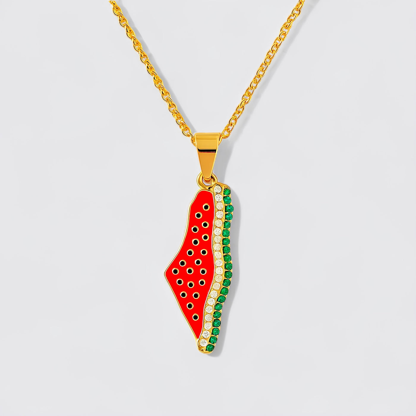 Palestine Watermelon Necklace
