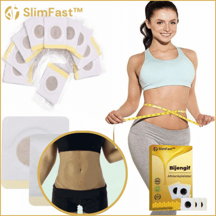 SlimFast™ BijenGif Pleisters | 80% minder buikvet in 7 dagen