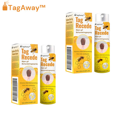 TagAway™ Bijengifbehandelingsspray | Verwijdert pijnloos huidtags binnen een week
